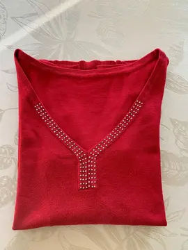 Haut Morgan rouge foncé taille 34