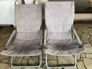 4 fauteuils transat gris en bon état