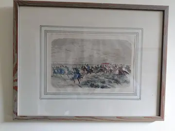 2 gravures sous verre