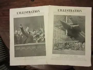 Revues anciennes "l'Illustration" années 1919 et 1922