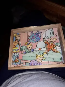 Jeu De Cubes En Bois 4 Puzzles Arnold