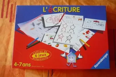 L'ECRITURE - coffret de 6 jeux progressifs - 4-7 ans