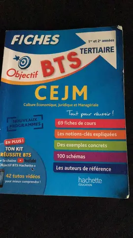 livre objectif bts