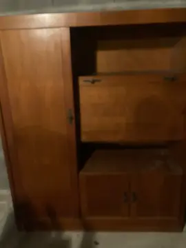 meuble combiné penderie secrétaire bibliothèque