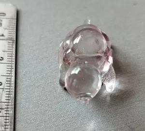 mini tortue en verre