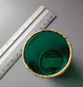 photophore vert/doré