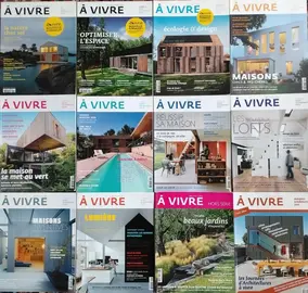 33 revues d'architecture "A VIVRE"