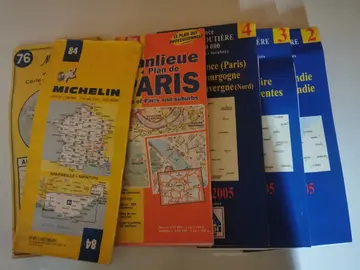 Cartes routieres anciennes