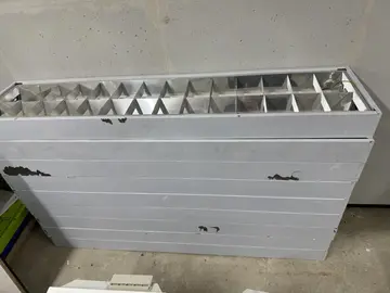 Lot de 9 luminaires double neon