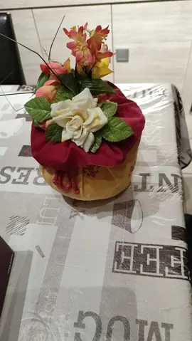 pochon vase tissu provençal