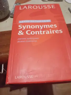 grand dictionnaire larousse synonymes et contraire