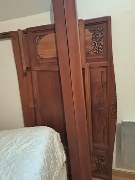 Tête de lit en chêne massif