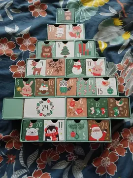 calendrier de l'avent forme sapin