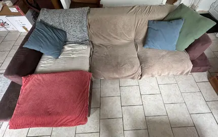 Canapé avec méridienne