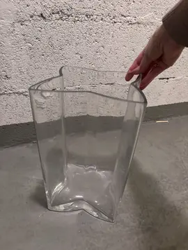 très grand vase en verre IKEA