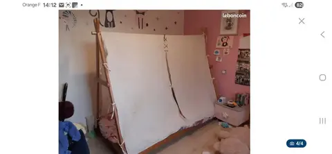 Lit Tipi enfant 90X190