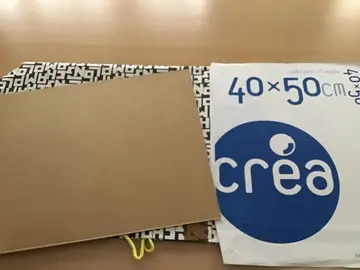 verre et dos de cadre 40x50cm