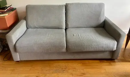 Canapé convertible gris