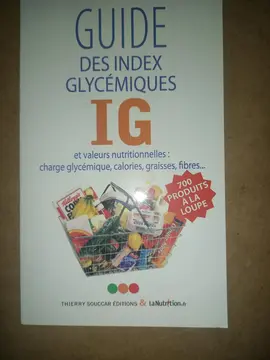 Guide des indices glycemiques