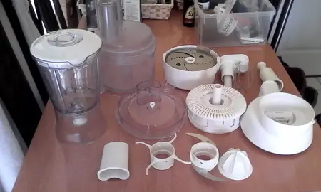 robot ménager Moulinex Masterchef 8000 - éléments