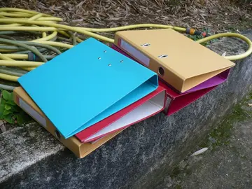 Lot de classeurs grand format