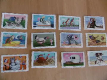 Série timbres Sourires-Vacances 2014