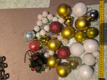lot de boules de Noël