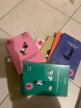 Lot de petits guides de la langue française