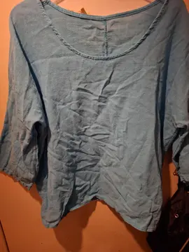 blouse femme turquoise