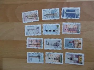 Série timbres PHARES-Repères de nos côtes série 1, 2019