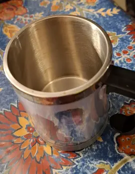 Tasse en aluminium décorée de photos