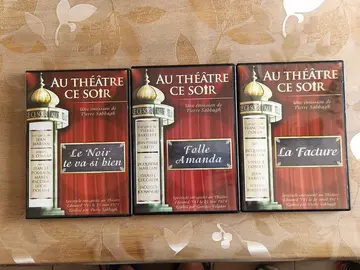 Lot de 3 DVD "Au théâtre ce soir"