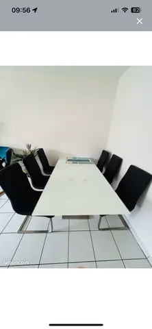 Table en verre 180x90