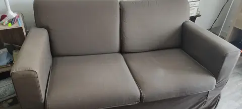 canapé fixe 2 places