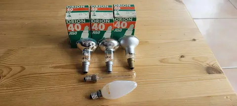 Ampoules diverses à incandescence