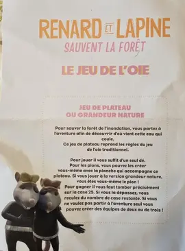 Jeu de l'oie du film