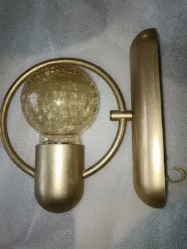 Applique murale dorée à poser