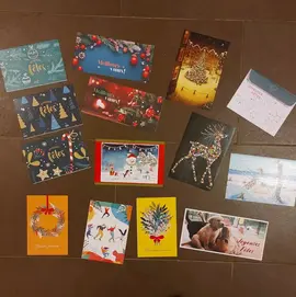 14 cartes de Noël et de fin d'année