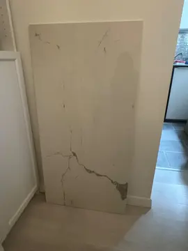 Carrelage sol/mur intérieur effet marbre blanc