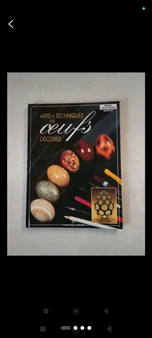 art et technique des oeufs décorés
