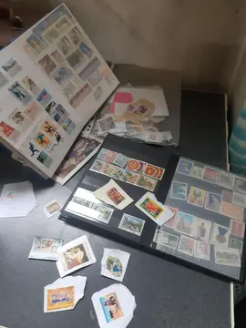 collection de timbres de mon enfance