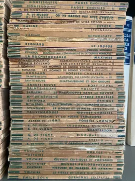 Collection de livres anciens-classiques