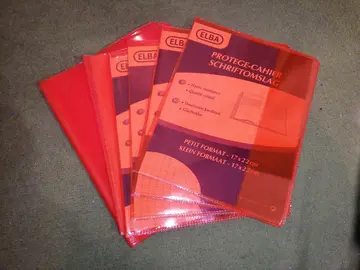 Lot protège cahier 10 pièces