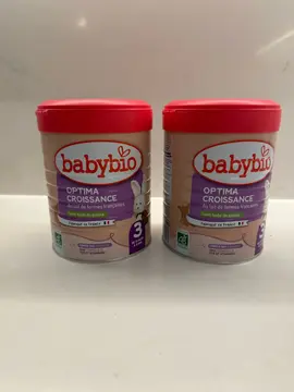 2 boîtes de lait 3ème âge (10mois-3 ans) Babybio neuves