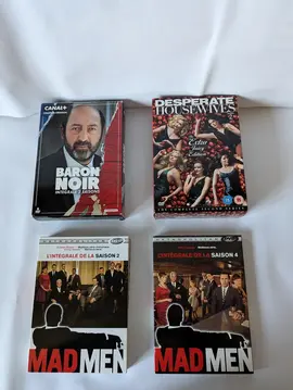 Coffret DVD Baron noir-Mad men- desperatehousewives