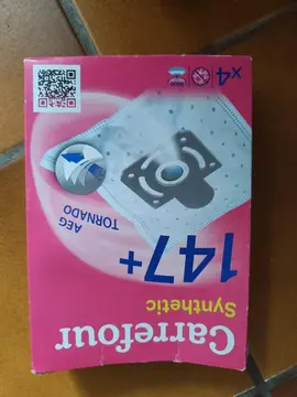 2 poches d'aspirateur neuves