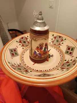 assiette et appareil à fondue