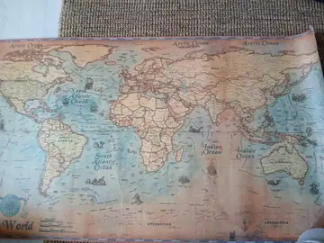 1 planisphère 50 x 100 cm