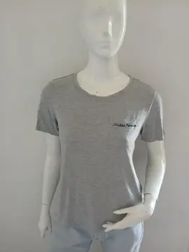 T-shirt court gris H&M taille S