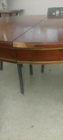 table en bois avec rallonges